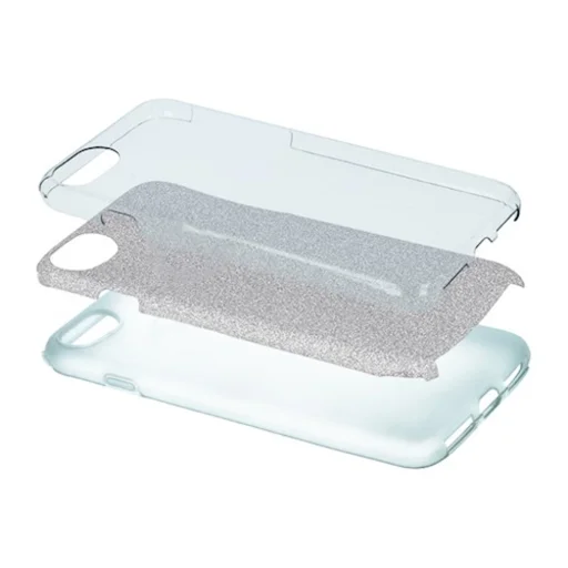 iPhone 13 Pro Max 6.7'' Shining flitteres tok ezüst - 3