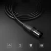 Ugreen mikrofon hosszabbító, toldó kábel XLR (aljzat) - XLR (aljzat) 10m fekete (AV130) - 7