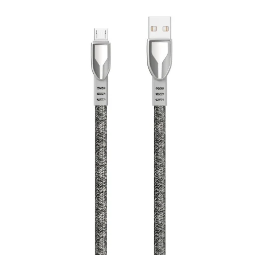 Dudao USB - Micro USB Zinc Alloy 5A 1m USB kábel szürke (L3PROM) - 1