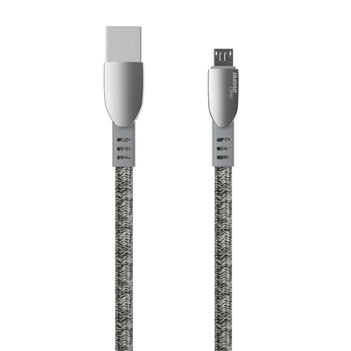 Dudao USB - Micro USB Zinc Alloy 5A 1m USB kábel szürke (L3PROM) - 3