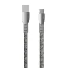 Dudao USB - USB Type-C Zinc Alloy 5A 1m USB kábel szürke (L3PROT) thumbnail