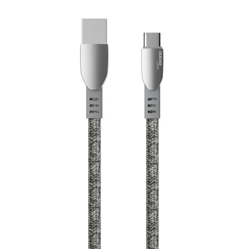 Dudao USB - USB Type-C Zinc Alloy 5A 1m USB kábel szürke (L3PROT) - 2