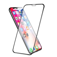 iPhone 13 Pro Max/14 Plus üvegfólia 5D HD teljes felületén ragasztott, fekete kerettel (SMD-13PROMAX-5D-B)