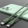 Dudao USB Type C - Lightning kábel 65W 1m PD zöld (L6H) thumbnail