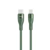Dudao USB Type C - Lightning kábel 65W 1m PD zöld (L6H) thumbnail