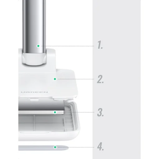 Ugreen Összecsukható telefontartó fekete (LP373) - 2