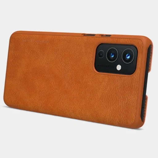 OnePlus 9 Nillkin Qin bőr fliptok fekete - 12