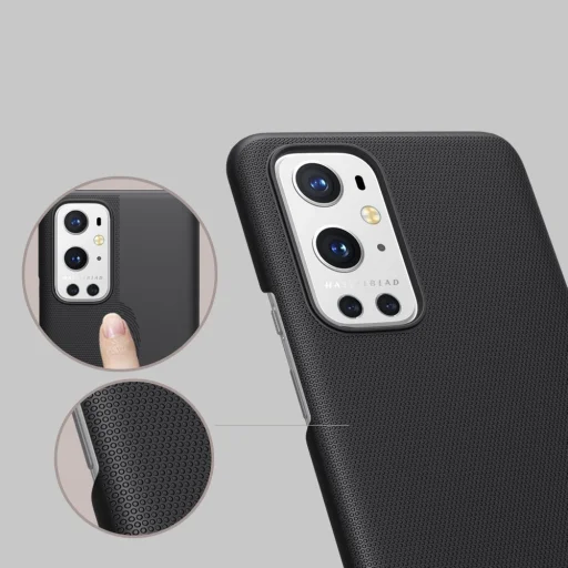 OnePlus 9 Pro Nillkin Super Frosted tok + kihajtható támaszték fekete - 8