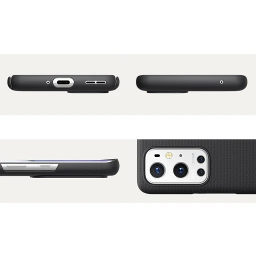 OnePlus 9 Pro Nillkin Super Frosted tok + kihajtható támaszték fekete - 9