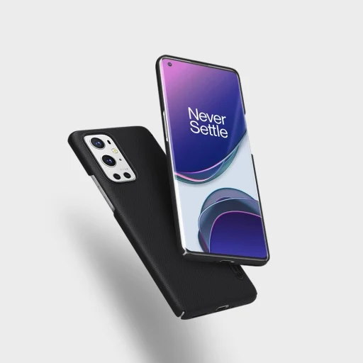 OnePlus 9 Pro Nillkin Super Frosted tok + kihajtható támaszték fekete - 5