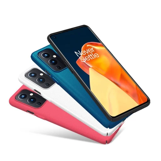 OnePlus 9 Nillkin Super Frosted tok + kihajtható támaszték fekete - 7