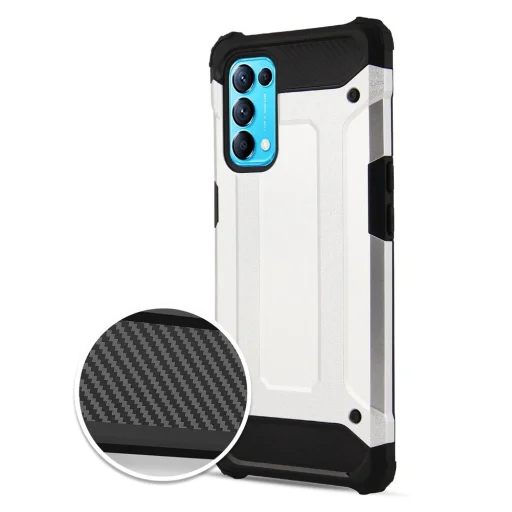 Oppo Reno 5 5G / Reno 5 4G / Find X3 Lite Hybrid Armor tok fekete - 2