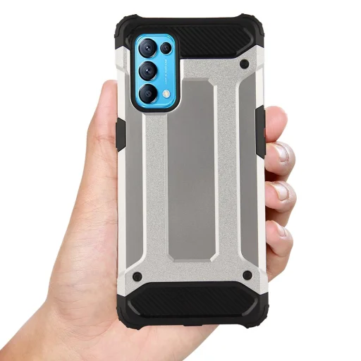 Oppo Reno 5 5G / Reno 5 4G / Find X3 Lite Hybrid Armor tok fekete - 6