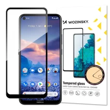 Nokia 5.4 Wozinsky Full Glue 9H Super Tough kijelzővédő üvegfólia fekete