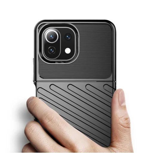 Xiaomi Mi 11 Lite 5G Thunder fokozott védelmet biztosító flexibilis TPU tok kék - 2