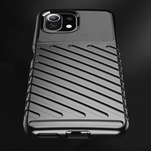 Xiaomi Mi 11 Lite 5G Thunder fokozott védelmet biztosító flexibilis TPU tok kék - 6