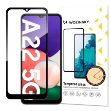 Samsung Galaxy A22 5G Wozinsky Full Glue 9H Super Tough kijelzővédő üvegfólia fekete