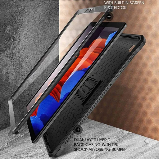 Samsung Galaxy Tab A7 Lite 8.7 T220 / T225 Supcase Unicorn Beetle Pro tok ütésálló fekete - 4