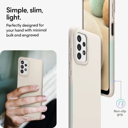 Samsung A52 / A52s Spigen Cyrill szilikon tok Stone (ACS03095) - 4