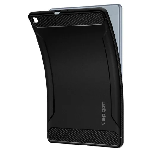 Samsung Tab A 10.1 2019 T510/ T515 Spigen Rugged Armor tok matt fekete (623CS26448) - 9