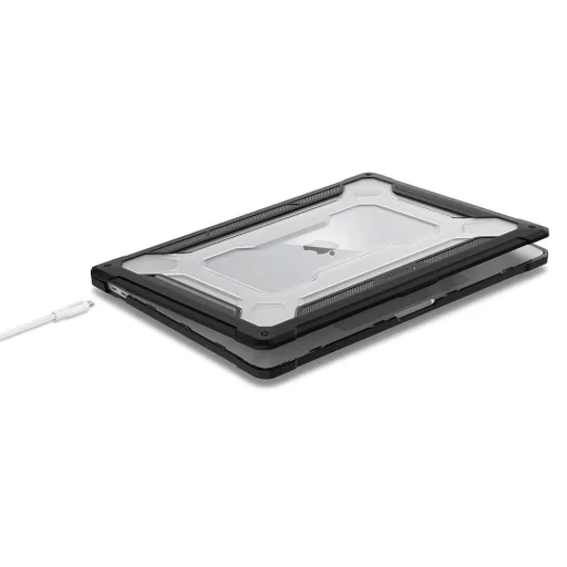 Macbook Pro 16 2019 - 2021 Spigen Rugged Armor tok matt fekete - 5