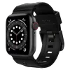 Spigen Rugged  Apple Watch 3 / 4 / 5 / 6 / 7 / 8 / SE (38 / 40 /41 mm) szíj matt fekete thumbnail
