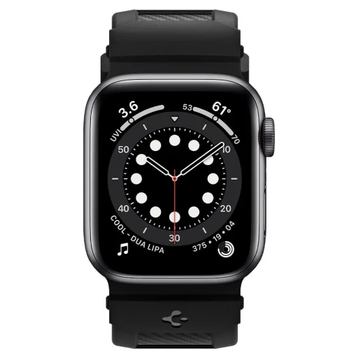 Spigen Rugged  Apple Watch 3 / 4 / 5 / 6 / 7 / 8 / SE (38 / 40 /41 mm) szíj matt fekete - 2
