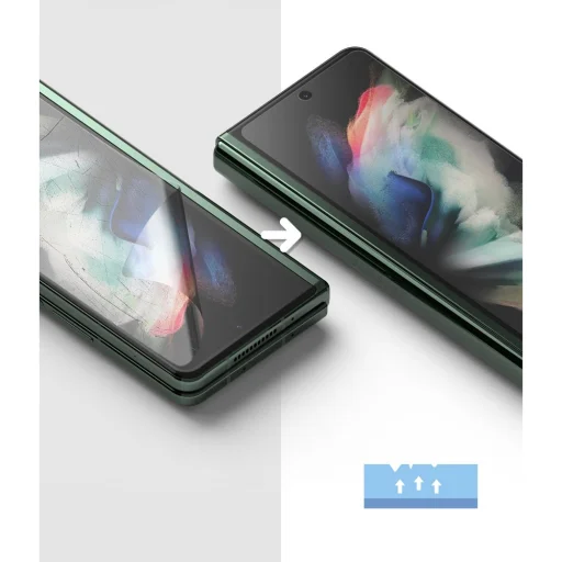 Samsung Galaxy Z Fold 3 Ringke Invisible Defender 2x kijelzővédő TPU fólia - 3