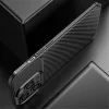 iPhone 13 Pro Max Armored szénszál mintájú TPU tok fekete thumbnail