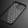 iPhone 13 Pro Max Armored szénszál mintájú TPU tok fekete thumbnail
