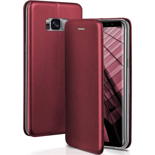 Samsung Galaxy A22 4G Book Elegance fliptok burgundy - 1