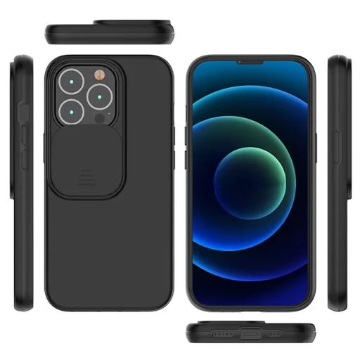 Samsung Galaxy S22 Ultra matt TPU tok kameralencse védővel kék Alphajack - 4