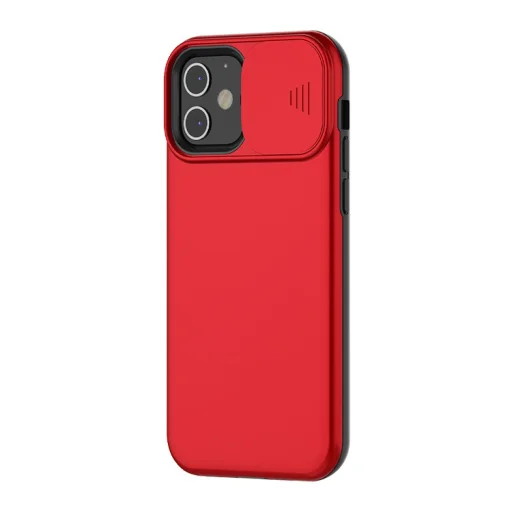 iPhone 13 mini matt TPU tok kameralencse védővel piros (ip13-mini-tpu-lens-red) - 4
