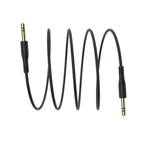 Borofone BL1 3.5mm - 3.5mm audio mini jack kábel 1m čierny - 1