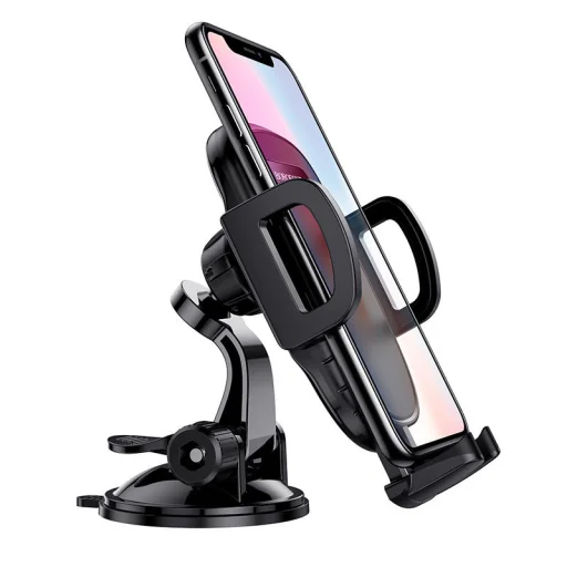 Borofone BH37 Univerzális autós telefontartó műszerfalra fekete - 4