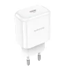 Borofone BN3 Hálózati USB töltő USB Type-C QC 3.0 PD 2.0 20W fehér