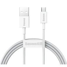 Baseus CAMYS-02 Superior Fast töltő kábel Micro USB 2A 1m fehér
