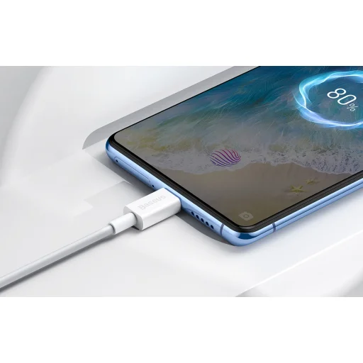 Baseus CAMYS-02 Superior Fast töltő kábel Micro USB 2A 1m fehér - 7