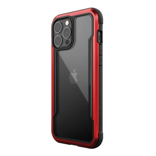 X-Doria Raptic Shield Pro iPhone 13 Pro Max alumínium tok piros - 3