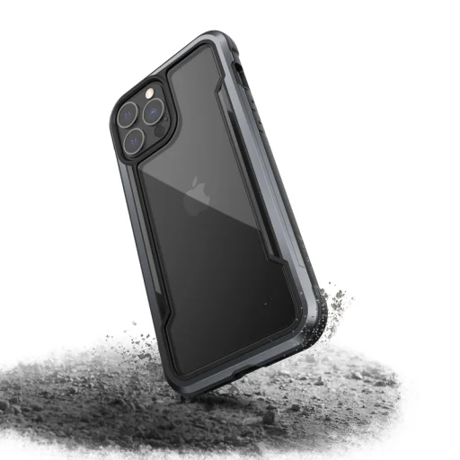 X-Doria Raptic Shield Pro iPhone 13 Pro Max alumínium tok fekete - 4