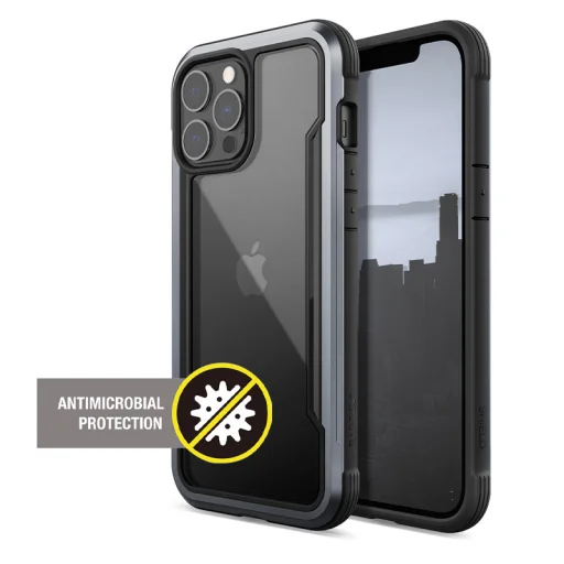 X-Doria Raptic Shield Pro iPhone 13 Pro Max alumínium tok fekete - 8