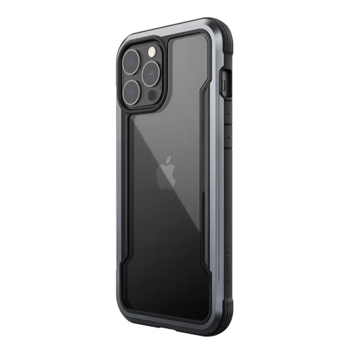 X-Doria Raptic Shield Pro iPhone 13 Pro Max alumínium tok fekete - 9