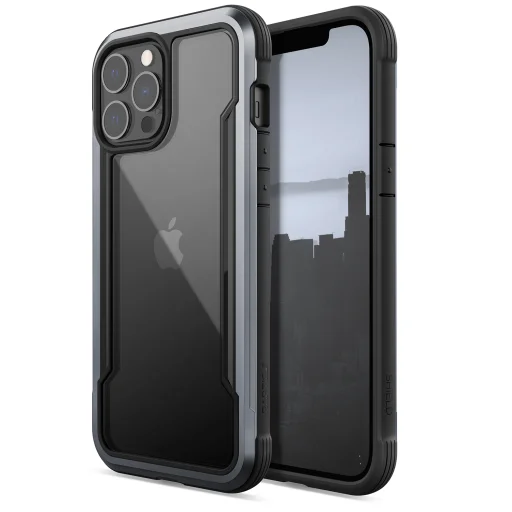 X-Doria Raptic Shield Pro iPhone 13 Pro Max alumínium tok fekete - 1