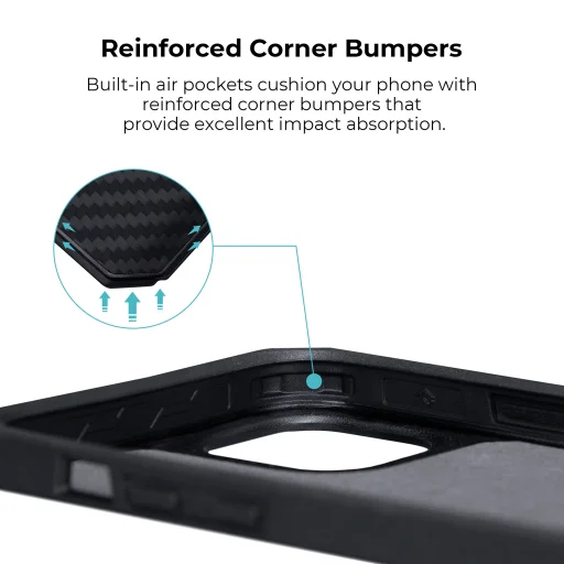 iPhone 12 Pitaka MagEZ 2 tok fekete/ szürke színben (KI1201MP) - 4