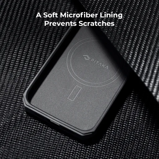 iPhone 12 Pitaka MagEZ 2 tok fekete/ szürke színben (KI1201MP) - 3