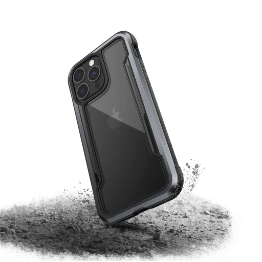 X-Doria Raptic Shield Pro iPhone 13 Pro alumínium tok fekete - 5