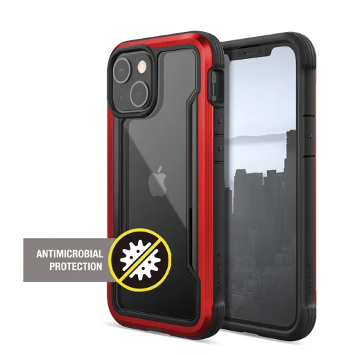 X-Doria Raptic Shield Pro iPhone 13 Mini alumínium tok piros - 8