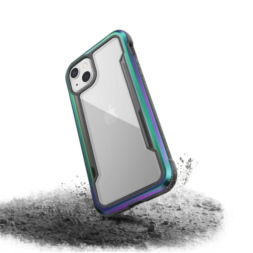 X-Doria Raptic Shield Pro iPhone 13 alumínium tok színjátszó - 2