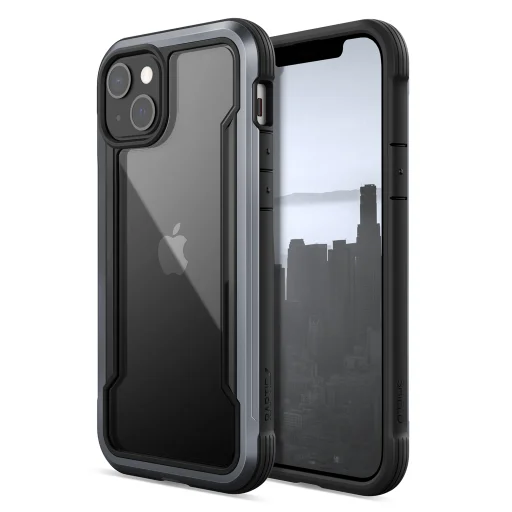 X-Doria Raptic Shield Pro iPhone 13 alumínium tok fekete - 1
