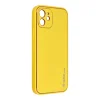 iPhone 13 Forcell Leather tok citromsárga thumbnail